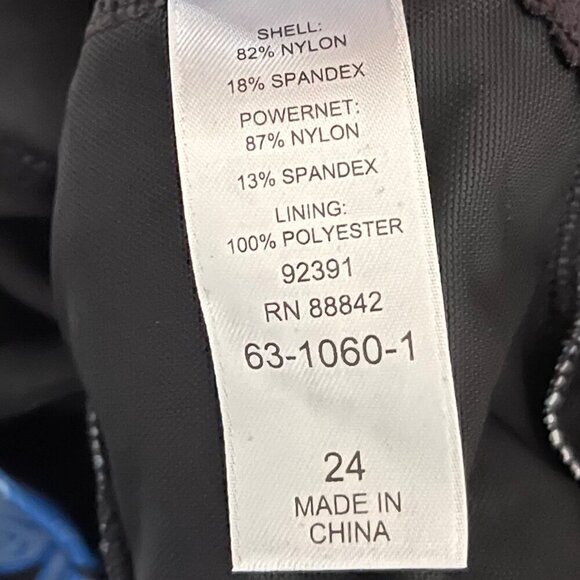 Swimsuits For All 24W Tropical Floral Swim Dress One Piece Skirted Twist Front - Picture 9 of 10